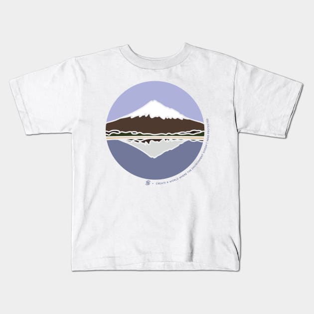 Environment: Create A World... Mountain Kids T-Shirt by Creative Science